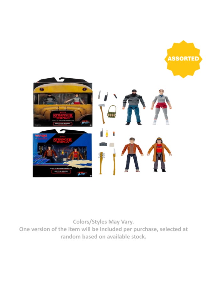 Jazwares Hunt & Battle Stranger Things Core Figures Set (7.62 cm, Pack of 2, Assorted) - Image 1
